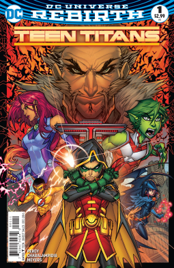 book cover for TEEN TITANS #1