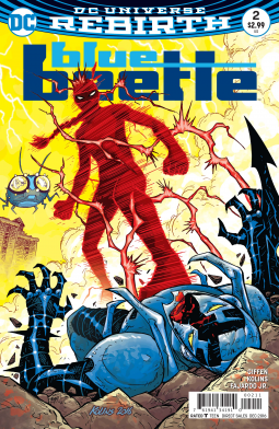 book cover for BLUE BEETLE #2