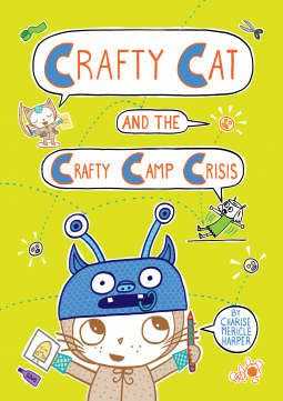 book cover for Crafty Cat and the Crafty Camp Crisis