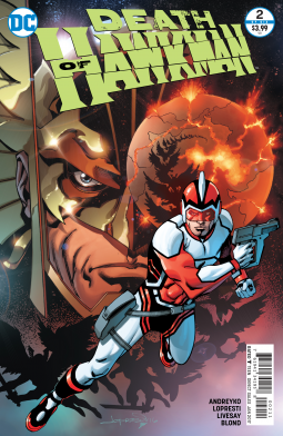 book cover for DEATH OF HAWKMAN #2