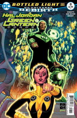 book cover for HAL JORDAN AND THE GREEN LANTERN CORPS #8