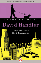 book cover for The Man Who Died Laughing