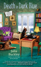 book cover for Death in Dark Blue