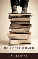 book cover for No Little Women