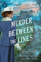 book cover for Murder between the Lines