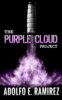 book cover for The Purple Cloud Project
