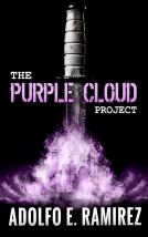 book cover for The Purple Cloud Project