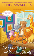 book cover for Lions and Tigers and Murder, Oh My