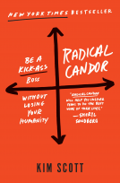book cover for Radical Candor: Be a Kick-Ass Boss Without Losing Your Humanity