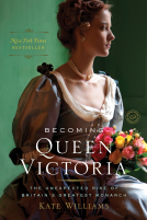 book cover for Becoming Queen Victoria