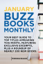 Cover Image: January 2017 Buzz Books Monthly
