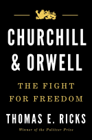 book cover for Churchill and Orwell