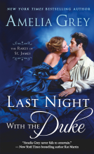 book cover for Last Night with the Duke