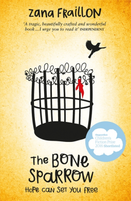 book cover for The Bone Sparrow