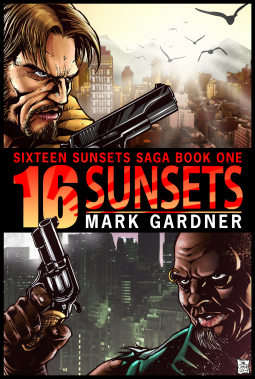 book cover for Sixteen Sunsets