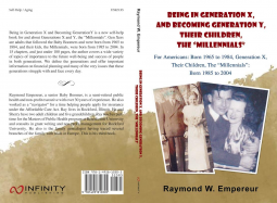 book cover for Being in Generation X, and Becoming Generation Y, The “Millennials”