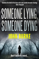 book cover for Someone Lying, Someone Dying