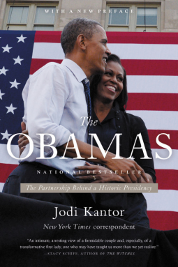 book cover for The Obamas