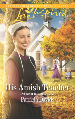 book cover for His Amish Teacher