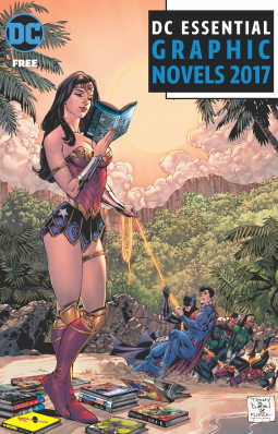 book cover for DC Essential Graphic Novels 2017