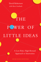 book cover for The Power of Little Ideas