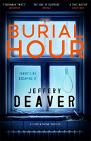 book cover for The Burial Hour