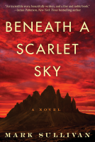 book cover for Beneath a Scarlet Sky