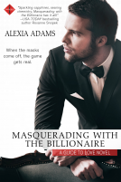 book cover for Masquerading with the Billionaire