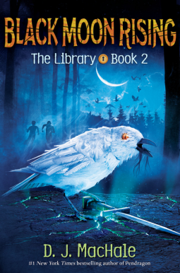 book cover for Black Moon Rising (The Library Book 2)