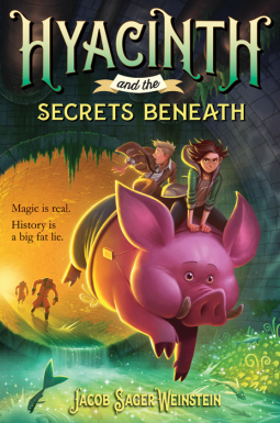 book cover for Hyacinth and the Secrets Beneath