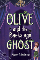 book cover for Olive and the Backstage Ghost