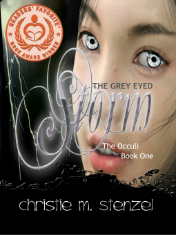 book cover for The Grey Eyed Storm