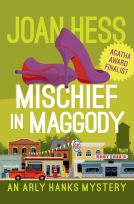 book cover for Mischief in Maggody