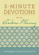 book cover for 3-Minute Devotions with Andrew Murray