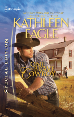 book cover for One Brave Cowboy