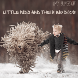 book cover for Little Kids and Their Big Dogs