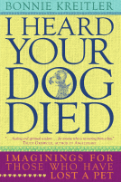 book cover for I Heard Your Dog Died