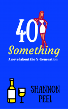 book cover for 40 Something - A Novel about the X-Generation