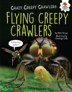 book cover for Flying Creepy Crawlers