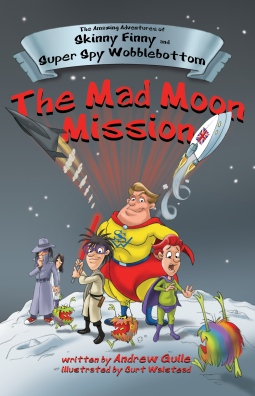 book cover for The Amazing Adventures of Skinny Finny and Super Spy Wobblebottom
