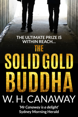 book cover for The Solid Gold Buddha