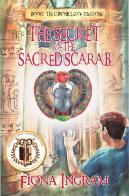 book cover for The Secret of the Sacred Scarab