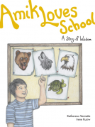 book cover for Amik Loves School
