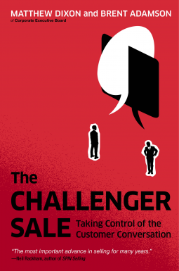 book cover for The Challenger Sale