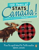 book cover for 150 Years of Stats Canada!