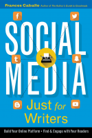 book cover for Social Media Just for Writers