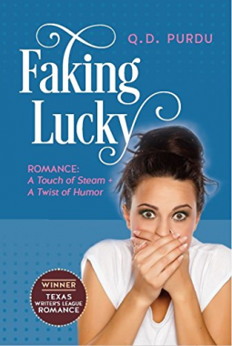 book cover for Faking Lucky