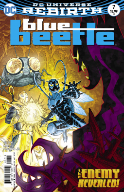 book cover for BLUE BEETLE #7