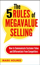 book cover for The Five Rules of Megavalue Selling