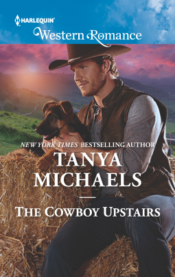 book cover for The Cowboy Upstairs